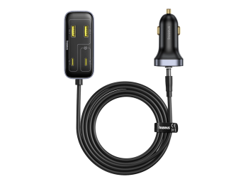 CARGADOR DE AUTO BACK SEAT PAL L1 CAR CHARGE 3U+3C 110W (APT MAC)