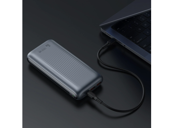 CARGADOR PORTATIL 65W DIGITAL 20000AH 1C+2A (APTO MACBOOK)