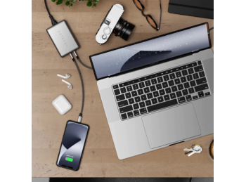CARGADOR DE DE VIAJE 100W 2 USB C = 1 USB