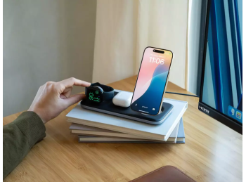 QI1 CARGADOR INALAMBRICO 3 EN 1 (CEL + WATCH + AIRPODS)