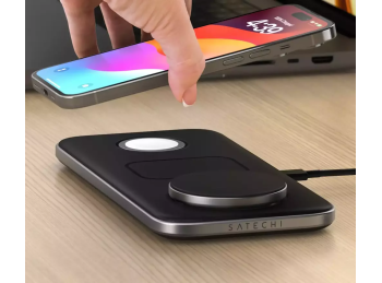QI1 CARGADOR INALAMBRICO 3 EN 1 (CEL + WATCH + AIRPODS)