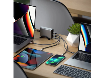 CARGADOR DE VIAJE PARED 165 W USB-C 4 GAN